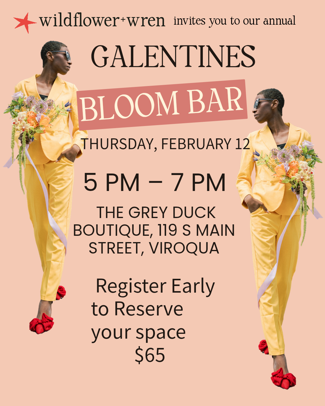 Galentines Bloom Bar
