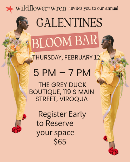 Galentines Bloom Bar