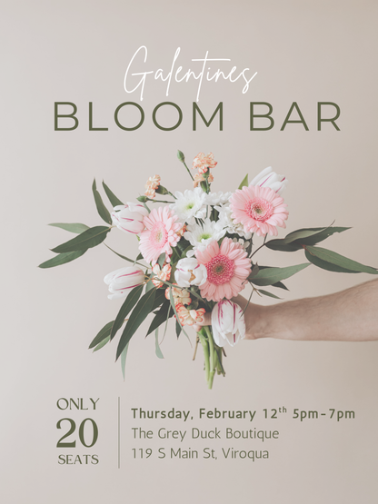 Galentines Bloom Bar
